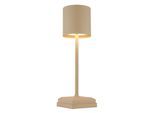 Akku-Tischleuchte Dixon Sandfarben max. 1,5 Watt