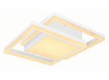 LED-Deckenleuchte Squares Opal/Weiß max. 22 Watt Deckenlampe