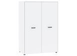 Kleiderschrank Kivo Weiß