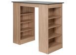 Bartisch MERLE Grau/Eichefarben