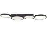 LED-Deckenleuchte Rund Schwarz max. 40 Watt Deckenlampe