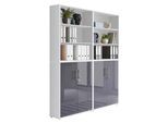 Aktenschrank Office Edition Sw Set 11 Weiß/Anthrazit