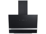 Dunstabzugshaube Hera Metall/ Glas Schwarz mit LED B: 60 cm