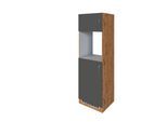 Held Backofen-/Kühlschrank Umbauschrank ca.60cm Anthrazit
