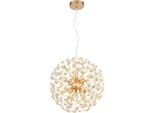LED-Deckenleuchte Cheyenne Klar/Goldfarben max. 3,5 Watt Deckenlampe