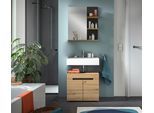 Badezimmer Canu 2-tlg. ca. 63 cm Eiche/Grau
