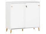 Aktenschrank 500 Weiß ca. 100,1x92,6x41cm