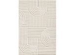 Hochflorteppich Boho Creme ca. 120x170cm