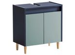 Waschbeckenunterschrank Lovis Dunkelblau