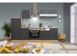 Küchenleerblock LBKB280ESG Grau/Eiche ca. 280 cm