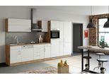 Küchenblock Sorrento mit Geräten ca. 360 cm Weiß