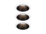 LED-Spot Cole in Schwarz/Weiß max. 3x6,5 W