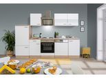 Küchenblock Merle mit Geräten ca. 280 cm Weiß
