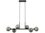 Hängeleuchte Lisib in Schwarz/Chrom max. 10 Watt