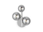 Wandleuchte Dallas Chromfarben/Grau max.28 Watt Wandlampe