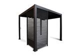 Pergola-Seitenteil Deluxe ca. 124x240 cm Anthrazit