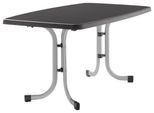 Gartentisch ca.150x90x72cm Anthrazit