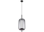 Hängeleuchte Blacky in Grau/Schwarz max. 60 Watt