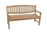 Gartenbank Echtholz Teak 3-Sitzer Lombok