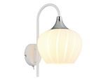 Wandleuchte Maxy Weiß/Chromfarben max. 40 Watt Wandlampe