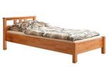 Bett "Merci", aus Buche, buchefarben