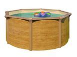 Schwimmbecken RD 132 Wood Braun