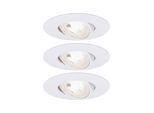 Deckenleuchte EBL Set in Weiß max. 6 Watt Deckenlampe