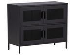 Sideboard Nett Schwarz ca. 90x75x40cm