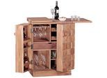 Barschrank ca. 64x91 cm Akazie massiv
