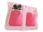 Betttasche 'Stofftasche', rosa/hellrosa