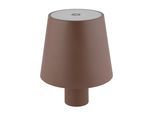 Akku-Tischleuchte Vannie Braun max. 3 Watt