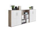Aktenschrank Office Edition Sw Sonoma Eiche/Weiß