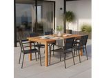 Gartentisch Santos aus Eukalyptus ca. 90x74,5x105cm