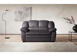 2-Sitzer COTTA "Casino", schwarz, B:159cm H:88cm T:92cm, Luxus-Microfaser (100% Polyester);NaturLEDER, echtes Rindsleder, Sofas, Polstergarnitur, auch als Set erhältlich