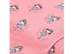 Baumwoll-Jersey "Feen" mit Elasthan, rosa-color