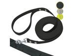 PIUPET Schleppleine schwarz 10 m