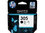 HP Tintenpatrone "HP original Druckerpatrone 305 schwarz/black", schwarz, Tintenpatronen, 3 Probemonate gratis* drucken, Tintenpatrone
