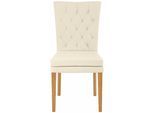 Esszimmerstuhl HOME AFFAIRE "Colorado", beige, B:46cm H:94,5cm T:59cm, Kunstleder;Microfaser, Stühle, Esszimmerstuhl, Beine in eiche oder nussbaum. Im 2er, 4er oder 6er-Set