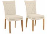 Esszimmerstuhl HOME AFFAIRE "Colorado", beige, B:46cm H:94,5cm T:59cm, Kunstleder;Microfaser, Stühle, Esszimmerstuhl, Beine in eiche oder nussbaum. Im 2er, 4er oder 6er-Set
