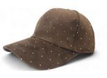 styleBREAKER "Samt Baseball Cap mit Strass" 1 Stk.