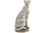 Dekofigur KARE DESIGN "Deko Figur Cheetah 54cm", schwarz, B:29,5cm H:53,5cm T:25,5cm, Polyresin, Dekofiguren, Dekofigur