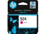 HP Tintenpatrone "HP original Druckerpatrone 924 Magenta", pink (magenta), Tintenpatronen, 3 Probemonate gratis* drucken, Tintenpatrone