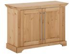 Sideboard OTTO HOME "Melissa", beige (natur), B:94cm H:70cm T:39cm, FSC-zertifiziertes Massivholz, Sideboards, Sideboard, Kommode im klassischen Landhausstil, Massivholz, FSC, Breite 94 cm