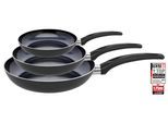 Pfannen-Set ELO BASIC "Prima Cucina 3 teilig", schwarz, Ø:28cm, Pfannen, Pfannen-Set, Induktion
