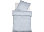 Bettwäsche FLEURESSE "Provence Prestige 344104", blau (himmelblau), B/L: 155cm x 220cm, 1 Stk., 1 Stk., Halbleinen, B/L: 80cm x 80cm, 2 Stk., Halbleinen, Obermaterial: 70% Baumwolle, 30% Leinen, Bettwäsche, Bettwäsche, 70% Baumwolle, 30% Leinen, in Gr. 135x200, 155x220, 200x200cm