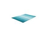 Teppich Gr. 1, blau (türkis), B:60cm H:12mm L:90cm, Wolle, Teppiche, Teppich