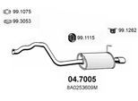 ASSO Endschalldämpfer 047005 für VW