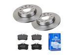 ATE Bremsensatz, Scheibenbremse Bremsensatz-Hinterachse ijf141etr5 Hinterachse voll 255mm 12mm für VAG SEAT
