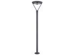 Globo , Grau, Klar, Schwarz, Silberfarben , Metall, Kunststoff, Glas , 204.7 cm , CE , Bewegungsmelder, Stufenschalter, mit Schalter , Beleuchtung, Außenleuchten, Solarleuchten