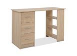 Mid.you , Sonoma Eiche , Holzwerkstoff , 3 Schublade(n) Schubladen , rechteckig , 49x75x115 cm , Büromöbel, Schreibtische, Schreibtische